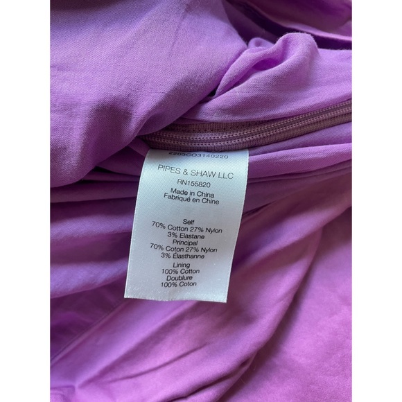 Veronica Beard Kayla gathered cropped blouse Purple 8 - Picture 8 of 8